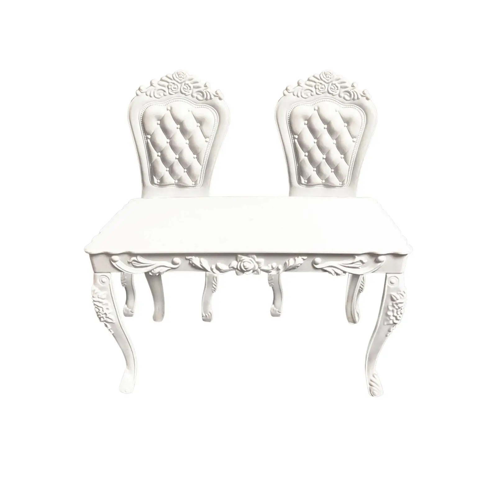 Dollhouse Furniture Set Desk Model for Living Room Dining Room Decoration - view 2