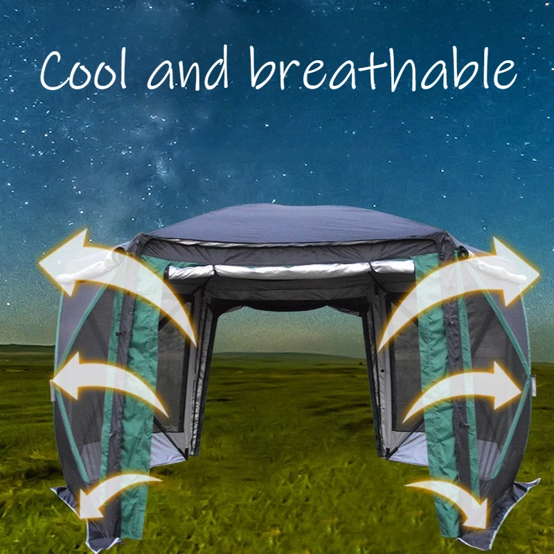 Self Driving Car RearTents Foldable Extension Tent Multifunctional Camping Tent Sunshade Waterproof Shelters Ventilated Shelter