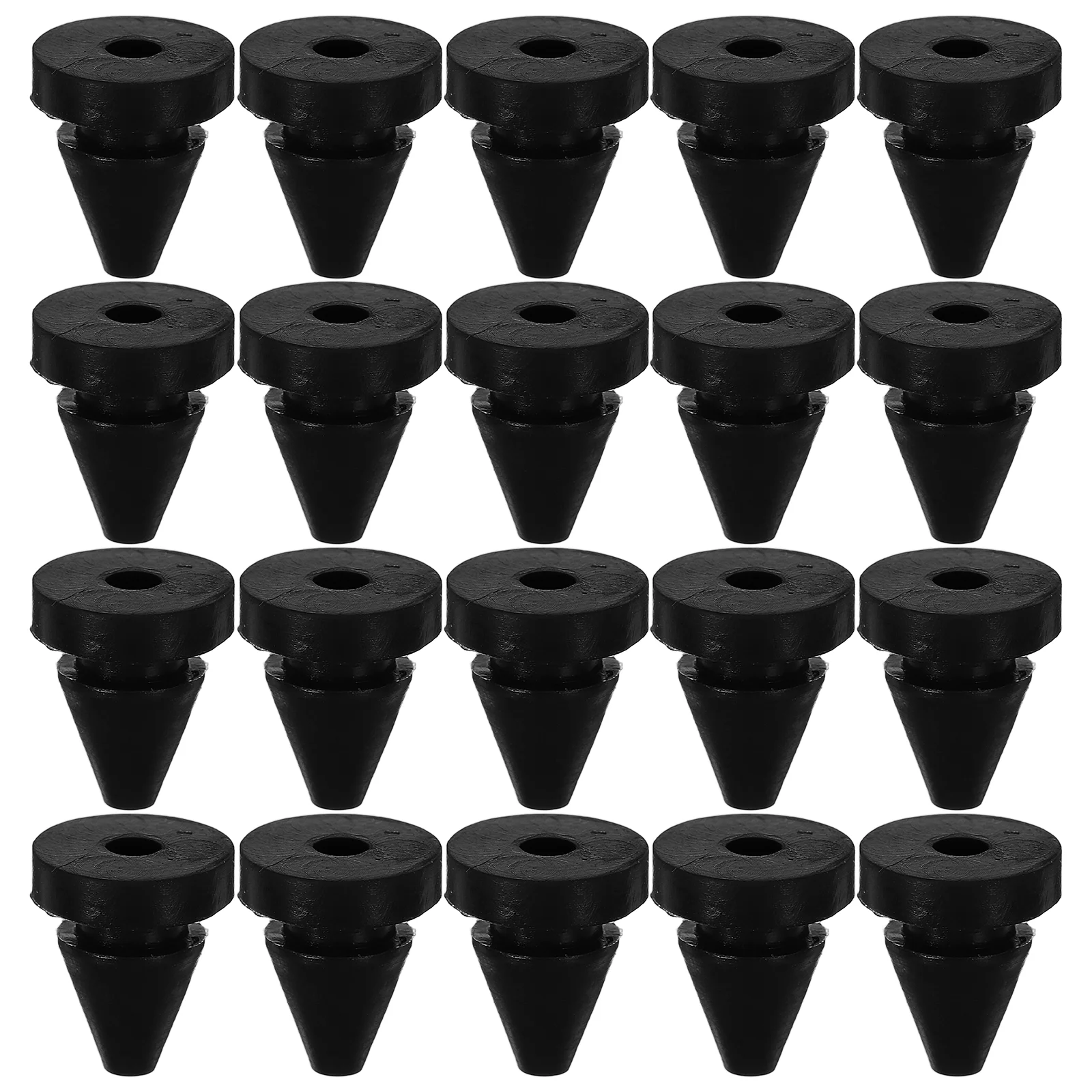 

20 Pcs Anti-collision Studs Cabinet Door Bumper Silicone Stops Shock Absorbing Plug Guards