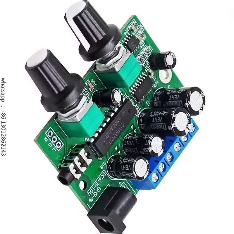 

2026 Audio Amplifier Board High Fidelity 2.1 Three Channel Subwoofer 12V Miniature Small Volume Digital D-class 030 Module