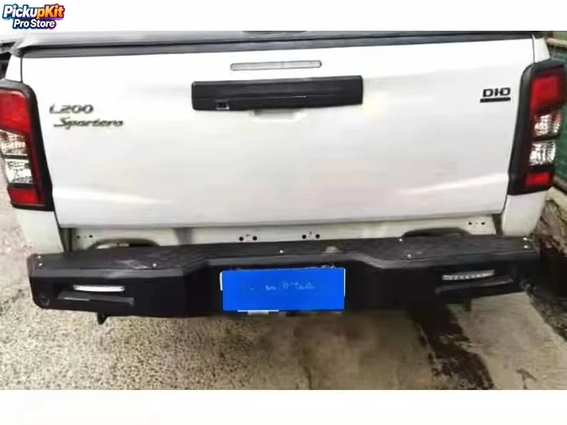 

Heavy Duty Steel Rear Bumper with 2" Hitch Receiver for Triton L200 5th Gen