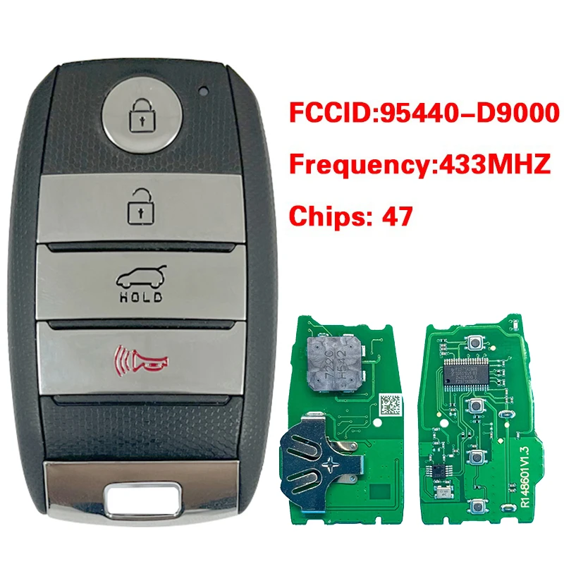 

CN051045 послепродажного обслуживания, 4 кнопки, умный дистанционный ключ FCC 95440-D9000, ID47, чип 433 МГц, без ключа для KIA Sportage 2016-2017