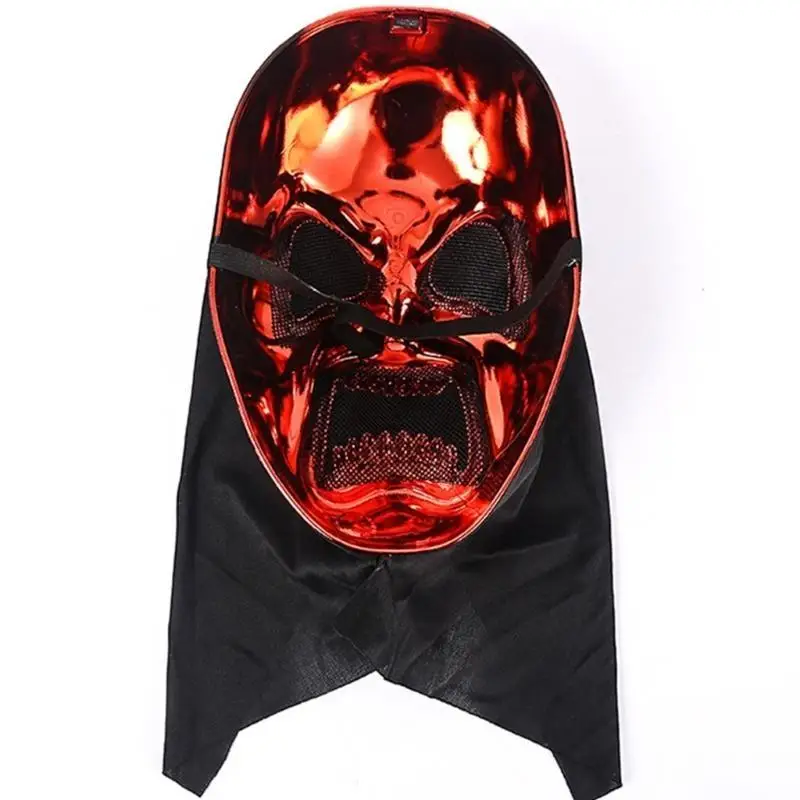 39BD Máscara calavera Halloween para mujer y hombre, máscara para fiestas disfraces, máscara Cosplay