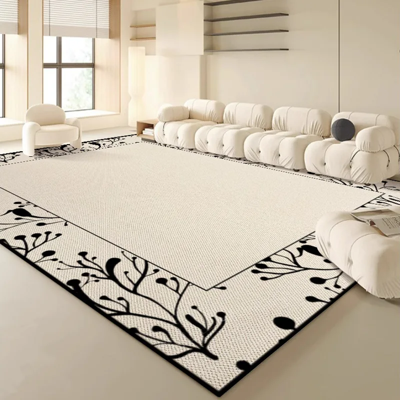

Modern Simple Crystal Velvet Carpet for Living Room Sofa Coffee Table Mat Bedroom Bedside Mat Dirty-Resistant Anti-Slip Rug