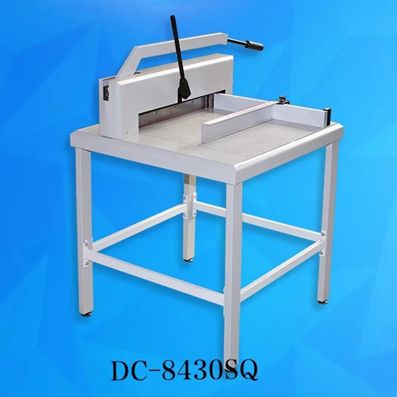 DC-8430SQ Vertical Manual Small Thick Layer Desktop Paper Cutter Paper Cutter Tender Documents Books Books File Tickets Paper Cu