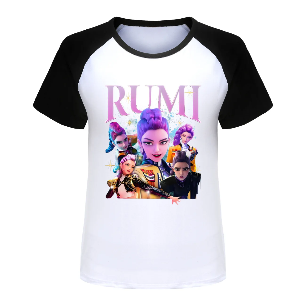 

KPop Demon Hunters T-shirt Kids Summer Clothes Boys Girls Cartoon Tshirt Boys O-neck Short Sleeve Tops Clothing Christmas Gift