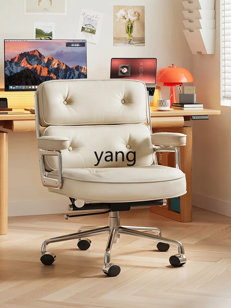 Yjq Computer Chair Home Desk Chair Robin Chair Comfortable Long Sitting Study Office Leisure Couch