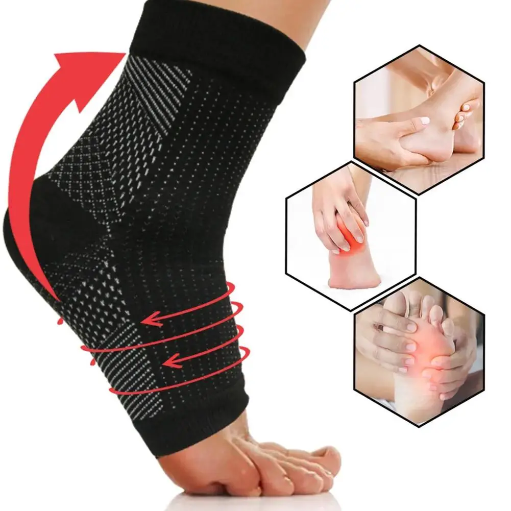 1 Paar schweiß absorbierende atmungsaktive elastische Fersen socken Ferse Herren socken Socken elastische Neuropathie Socken Ärmel Druck Ferse s y1k3