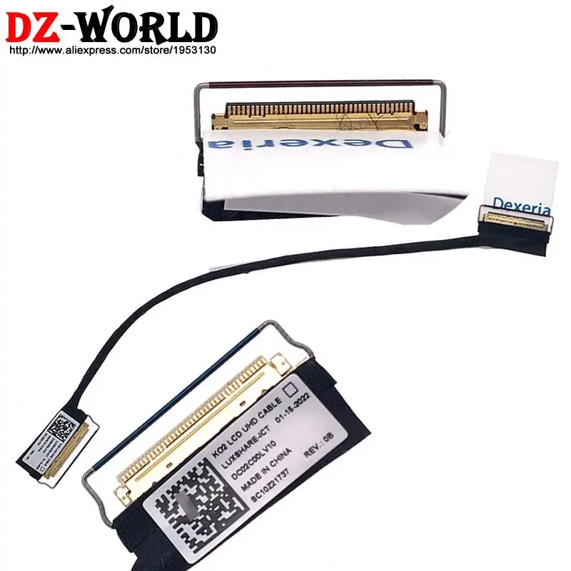 Para Lenovo Thinkpad X1 Carbon 7th 8th Gen Laptop 4K UHD Cable LCD pantalla EDP LVDS LED Cable de vídeo línea 5C10Z23854 DC02C00LV10