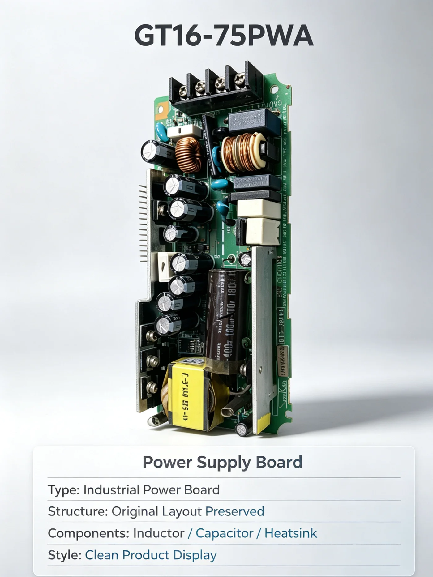 GT16-75PWA GT15-75PWD  power board GT1662-VNBA  MAINE BOARD  TESTED WELL