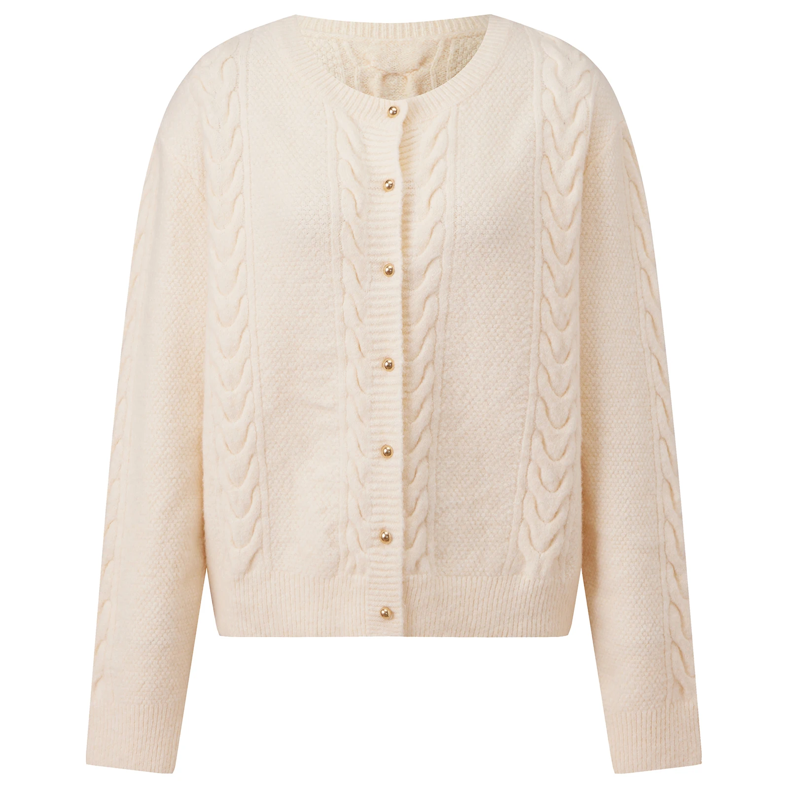 

Women s Autumn Sweater Cardigan Long Sleeve O Neck Solid Color Button Up Knitwear