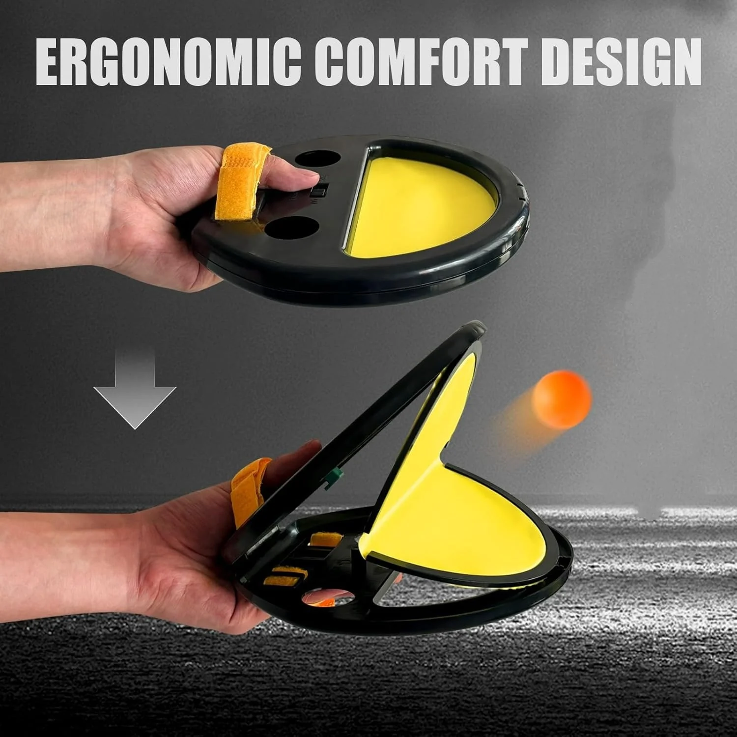 Outdoor Games Parent-Child Throwing and Catching Ball Sports Fitness Hand Grasping The Ball Racket for Adult Children Toys Gifts