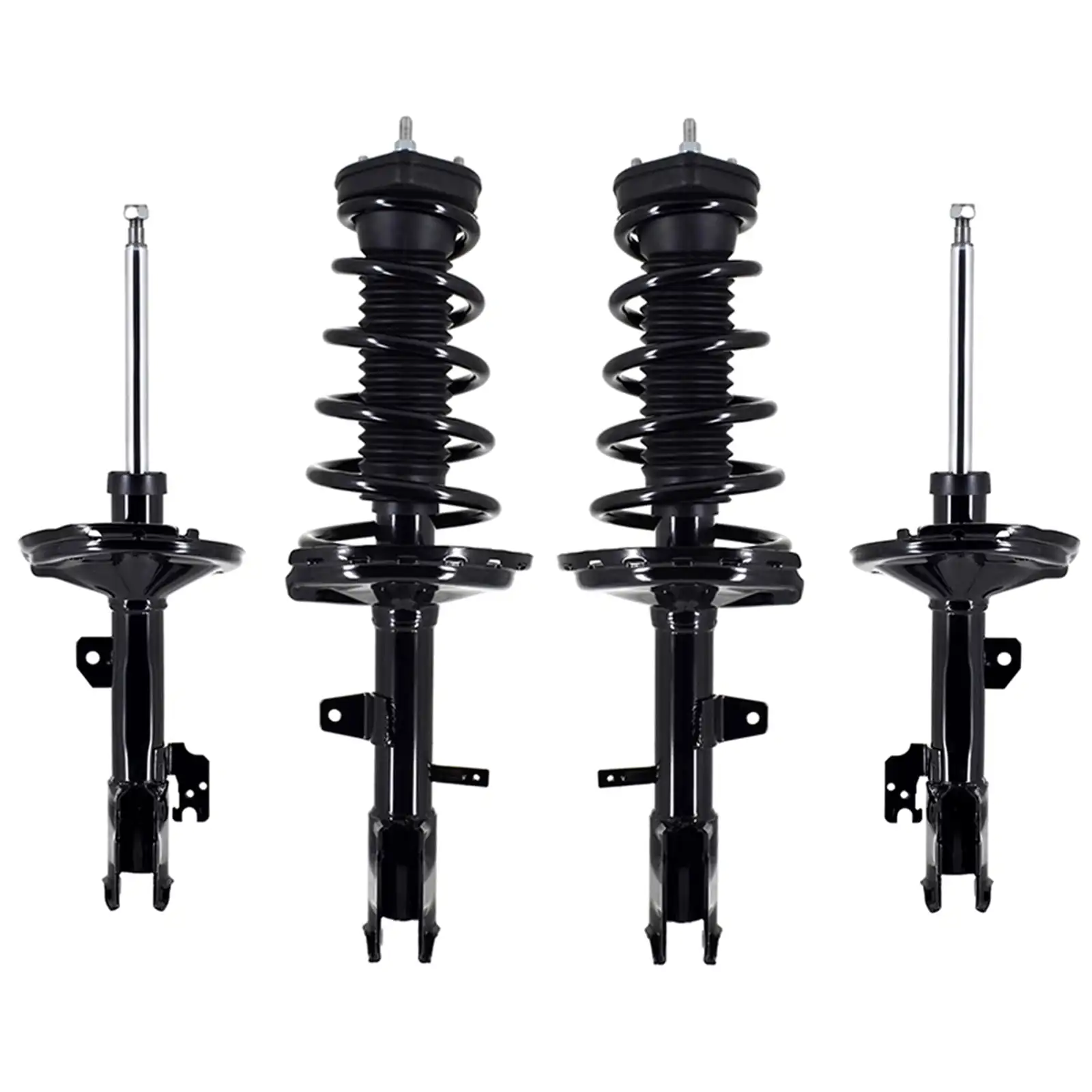 

Front Bare Strut-Rear Quick Complete Strut For 2004-2007 Toyota Highlander AWD