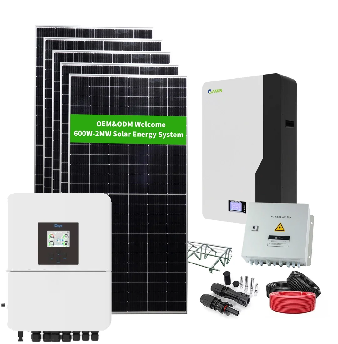 Deye Hybrid 20 Kw Solar Power 10kw 15kw 20kw 30kw 30 Kw Generator Lithium Battery Systems for Home Residential Use