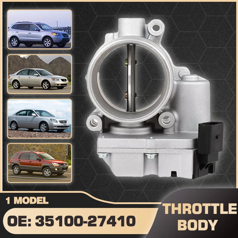 

35100-27410 Car Throttle Body Throttle Valve For Hyundai Santa Fe Hyundai Sonata Kia Optima Kia Rondo Kia Sportage 35100-27400