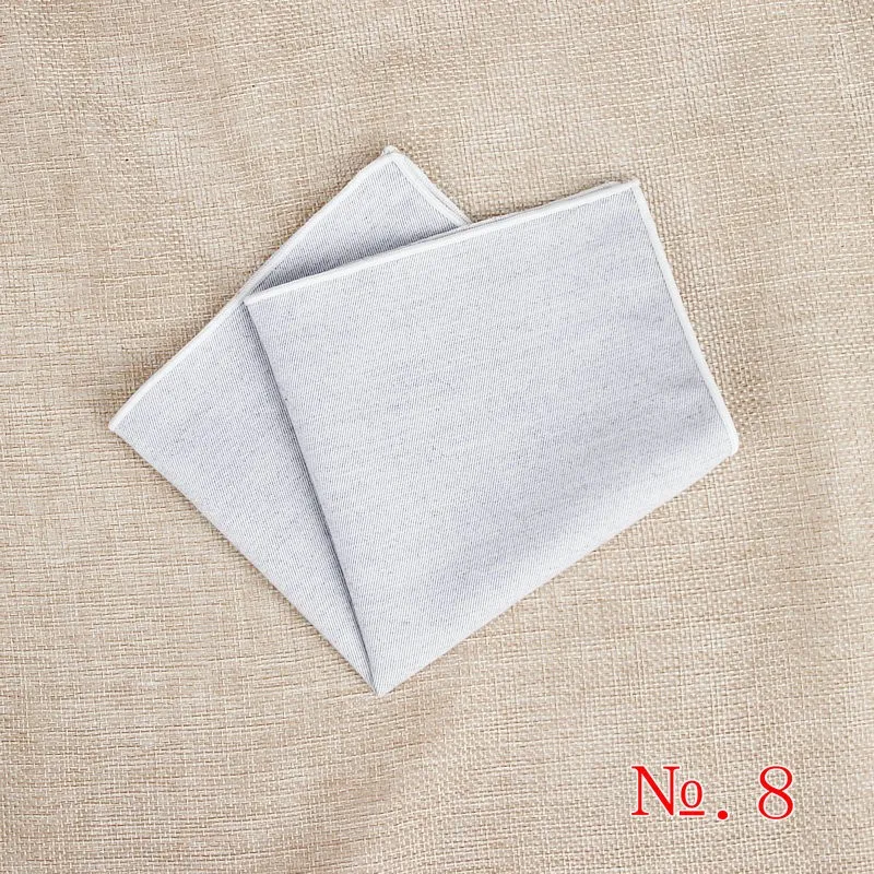 Fashion New Men's Vintage Solid Pink Novelty Pocket square For Man Suits Hankies Wedding Party Man Gift Accessories Hanky