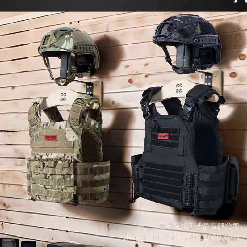 Motorcycle Gear Display Rack - حامل معدات تكتيكي مثبت على الحائط،