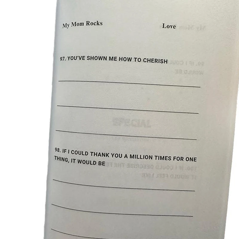 My Mom Rocks!: 101 Reasons Why I Love You, Mom: Guided Fill In The Blank Journal For Mom