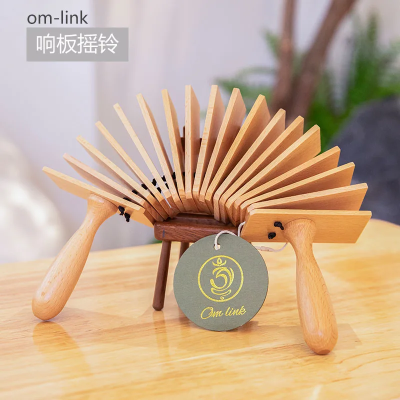 Handmade Bamboo Shaker Rattle Thunder Drum Bird Caller Sound Healing Percussion Instrument