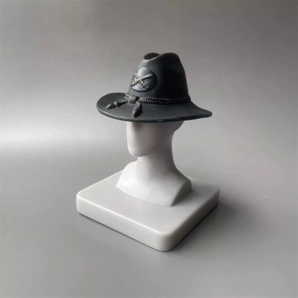 

21st Toys Model 1/6th US. Civil War West Cowboy Round Hat Caps PVC Material Not Real For 12" Doll Scene Component DIY