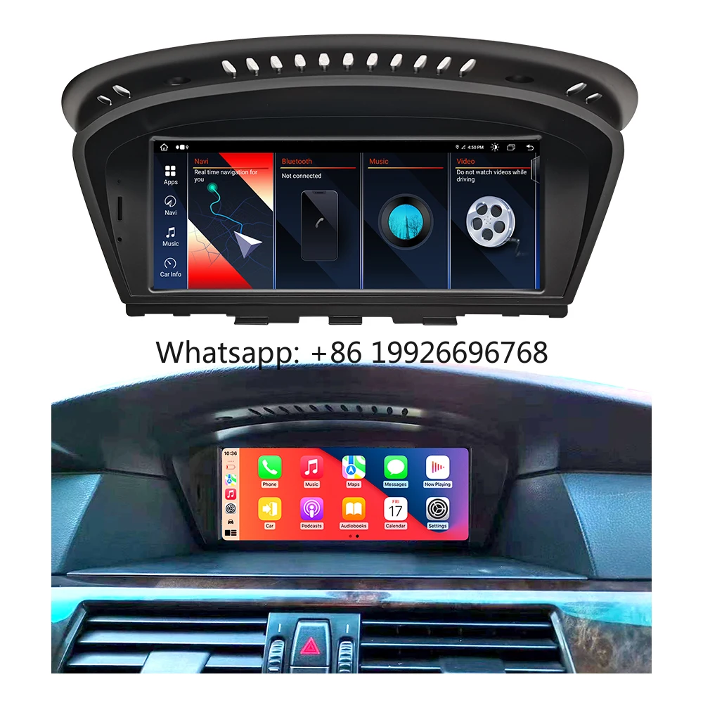 

Factory Android 13 8.8 Inch 128gb Car Screen 8 Core CARPLAY for Bmw 5 3 Series E60 E61 E62 E63 E90 E91 E92 E93 Cic Ccc Radio 4g