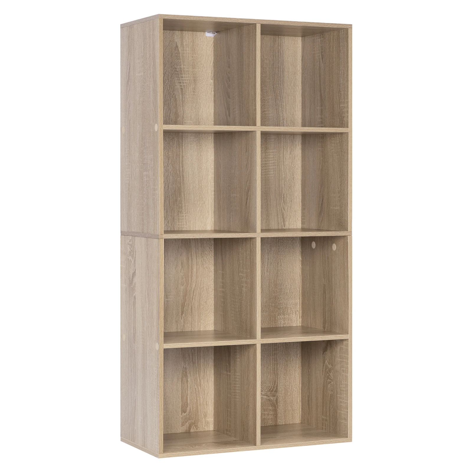 1PC Bookshelf 8 Storage Cubes Unit Book Display Freestanding Bookcases Organizer for Living Room Bedroom Office Home