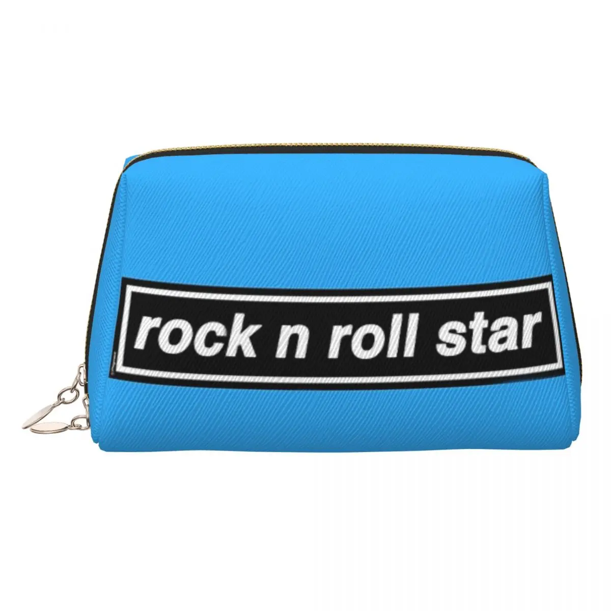 Rock N Roll Star Women Cosmetic Bag Travel Makeup Organizer Pouch Toiletry Storage Dopp Kit Box
