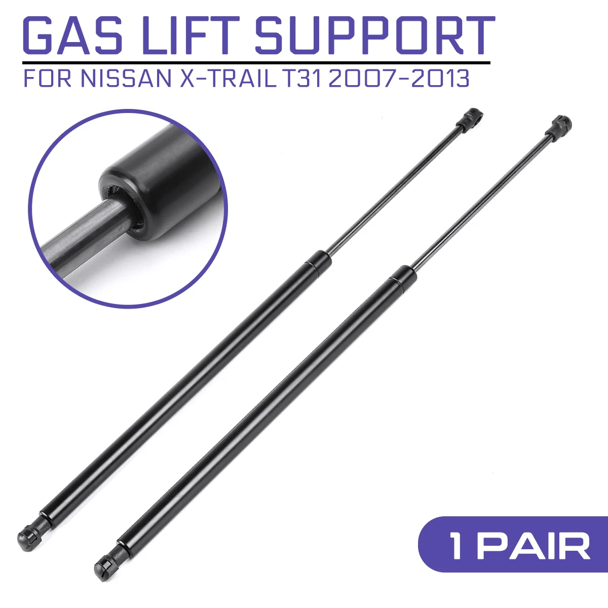 Rear Trunk Tailgate Boot Gas Spring Shock Lift Support Rod Arm Struts Bar for Nissan X-Trail T31 2007 2008 2009 2010-2013