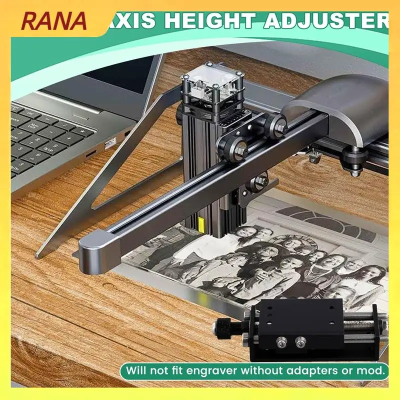 RANA Z Axis Height Adjuster, Z Axis Lift Focus Control Set For TTS 25 TTS 55 TT-5.5S Engraver, Module Lifting