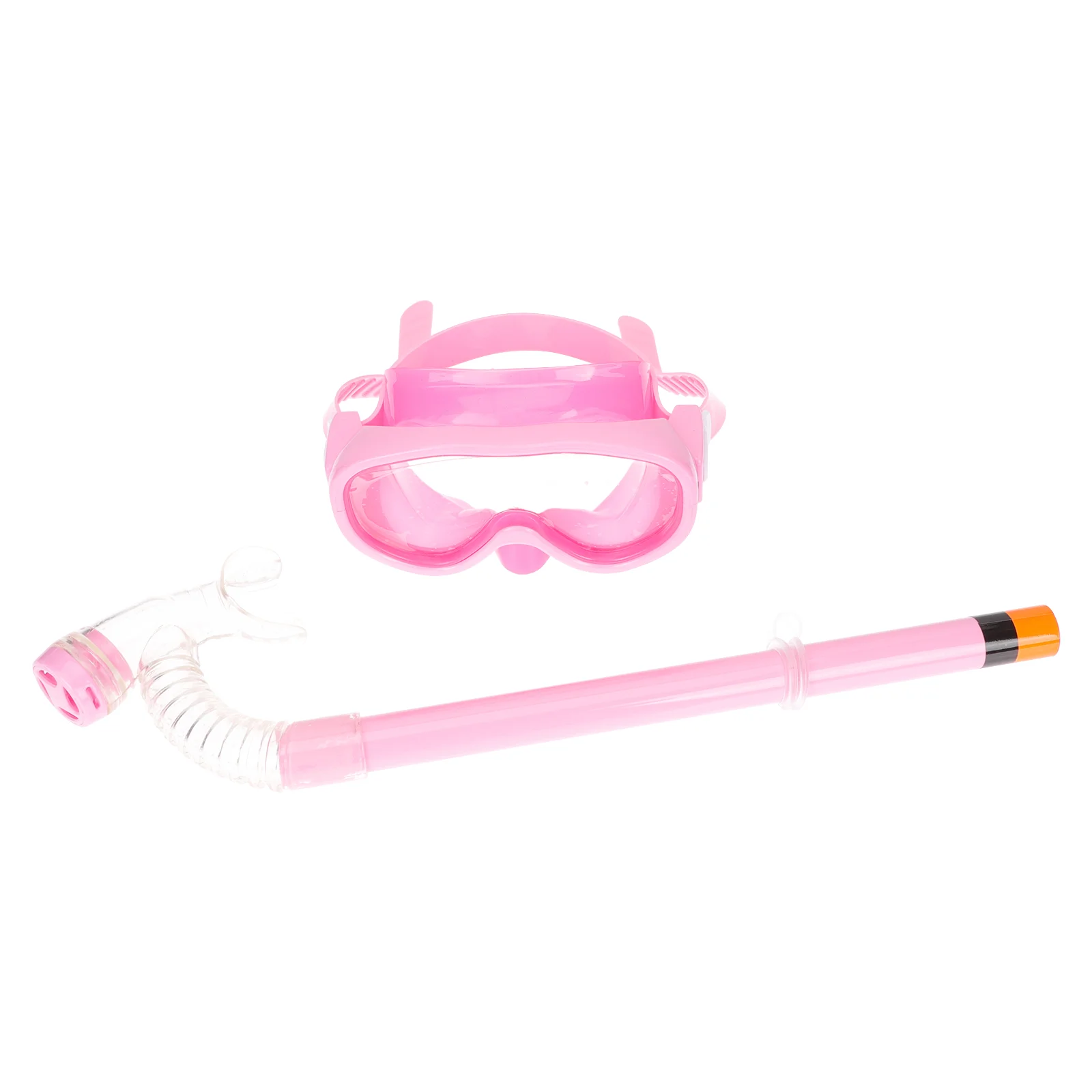 Snorkelmaskerkit Snorkelpak voor kinderen Draagbare uitrusting Spelset 14x76cm voor kinderen Duik Roze Benodigdheden Accessoires