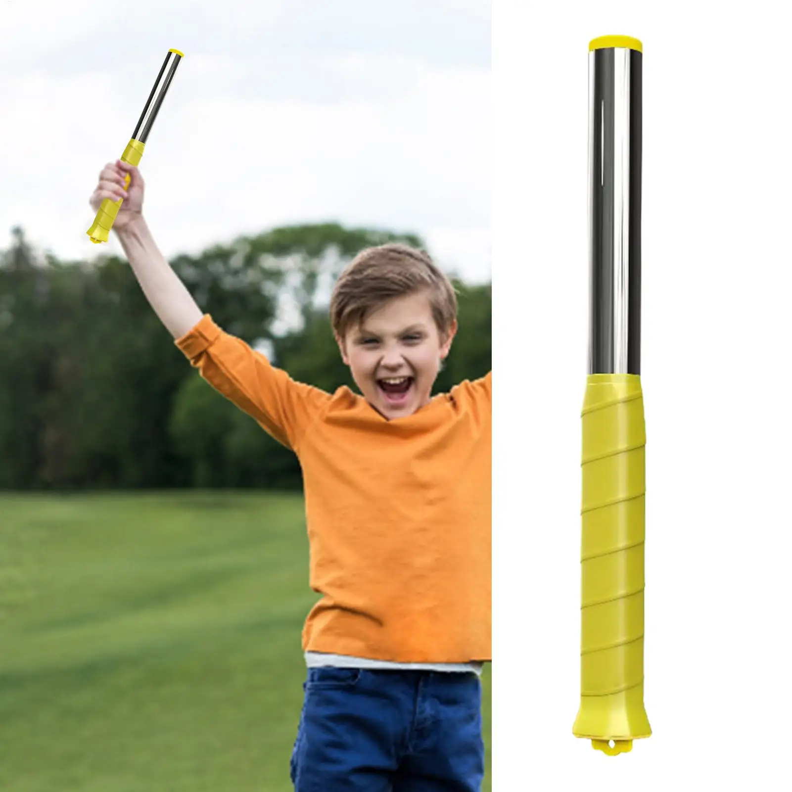 Treinador de balanço de raquete de badminton, aço inoxidável, antiderrapante, confortável, prático, ajuda para prática de balanço de badminton