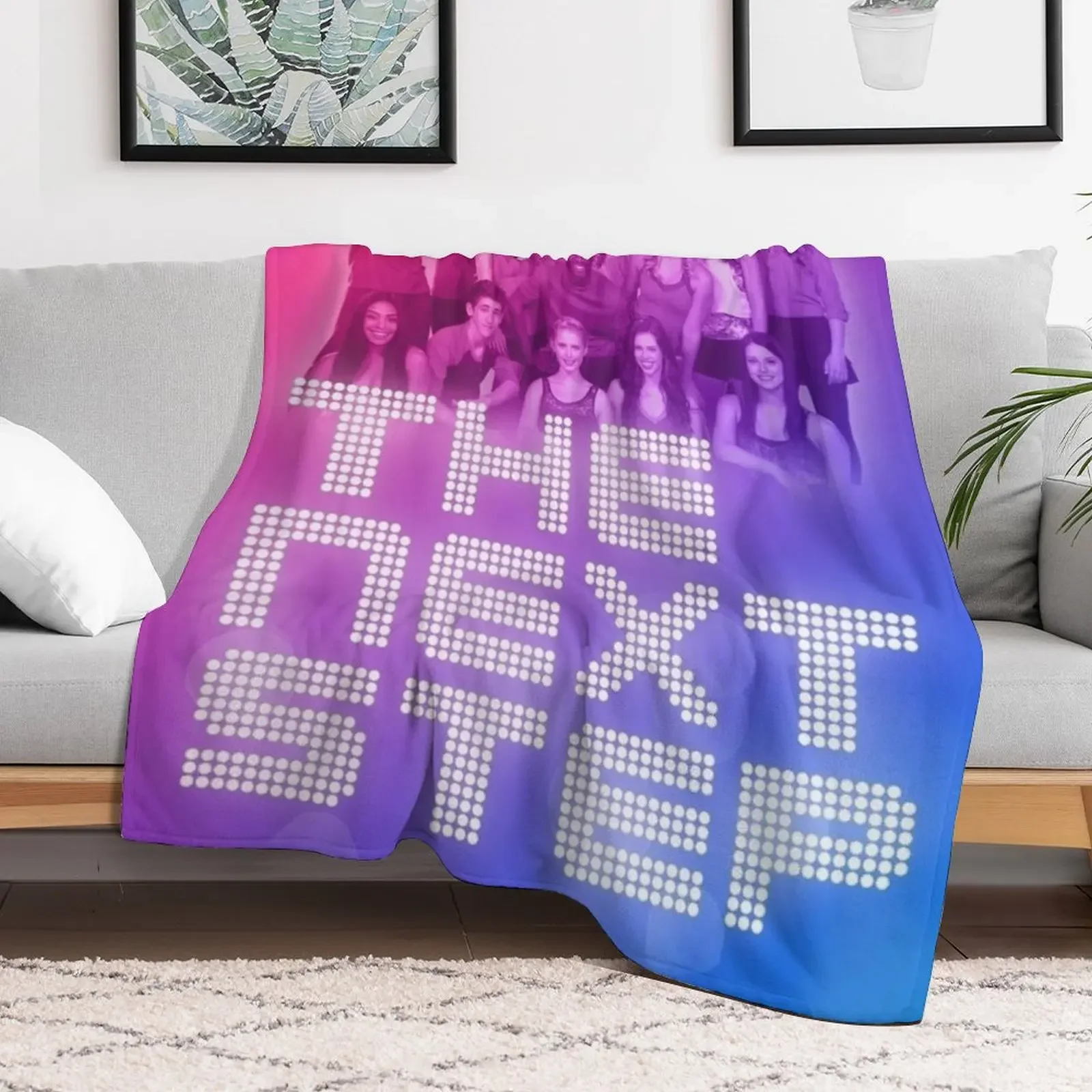 The Next Step Throw Blanket Soft Solid Color Blanket for Couch Bed