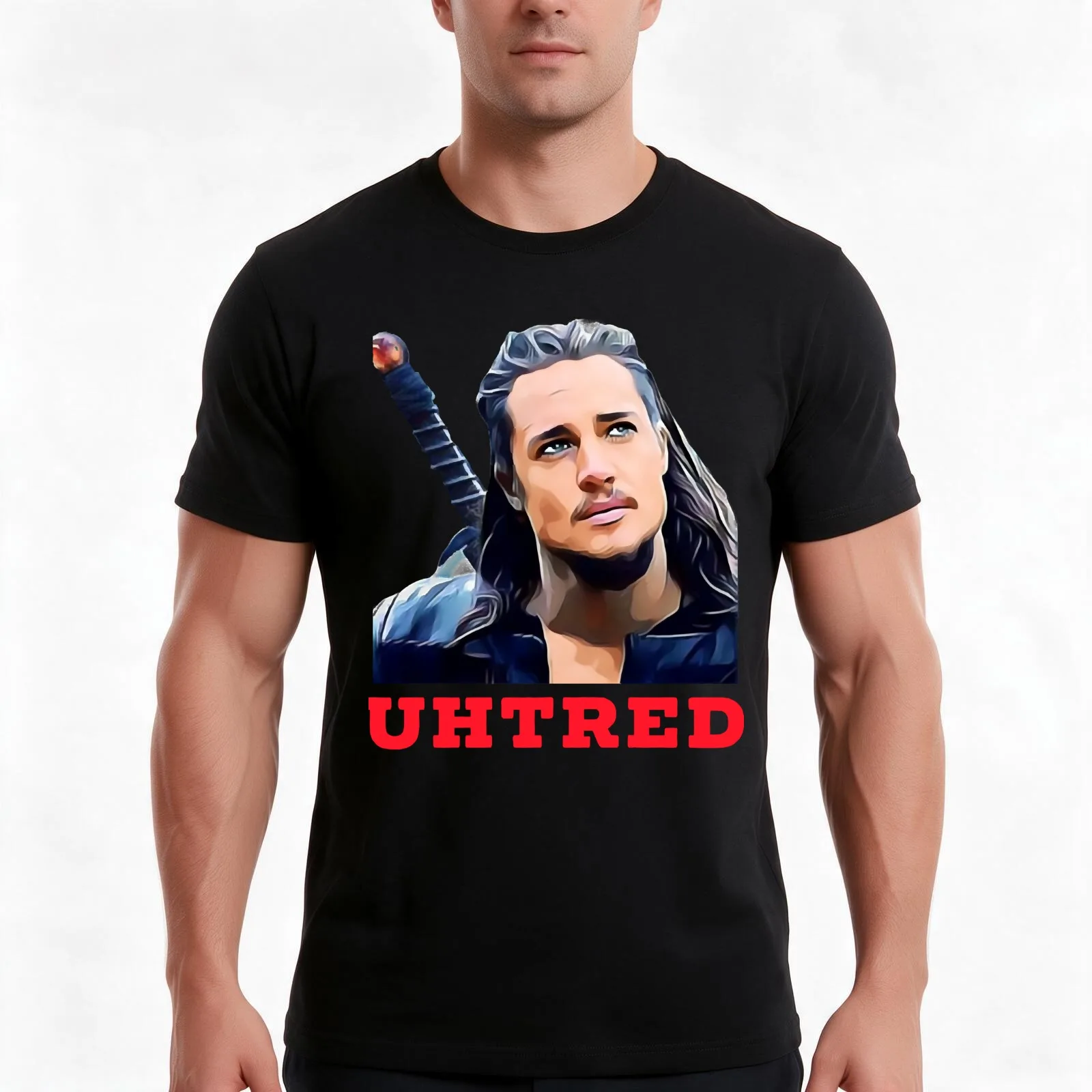 Lover Gift Uhtred Of Bebbanburg Classic Fan T-Shirt Summer Casual Cotton Tee Oversized Streetwear Tops Vintage Graphic Print