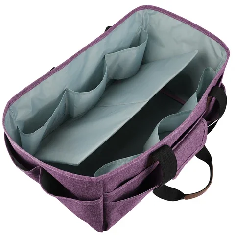 Nuovo sacchetto di immagazzinaggio del filato impermeabile colore grigio uncinetti borse per maglieria accessori per cucire rettangolari borse sacchetto regalo per le donne