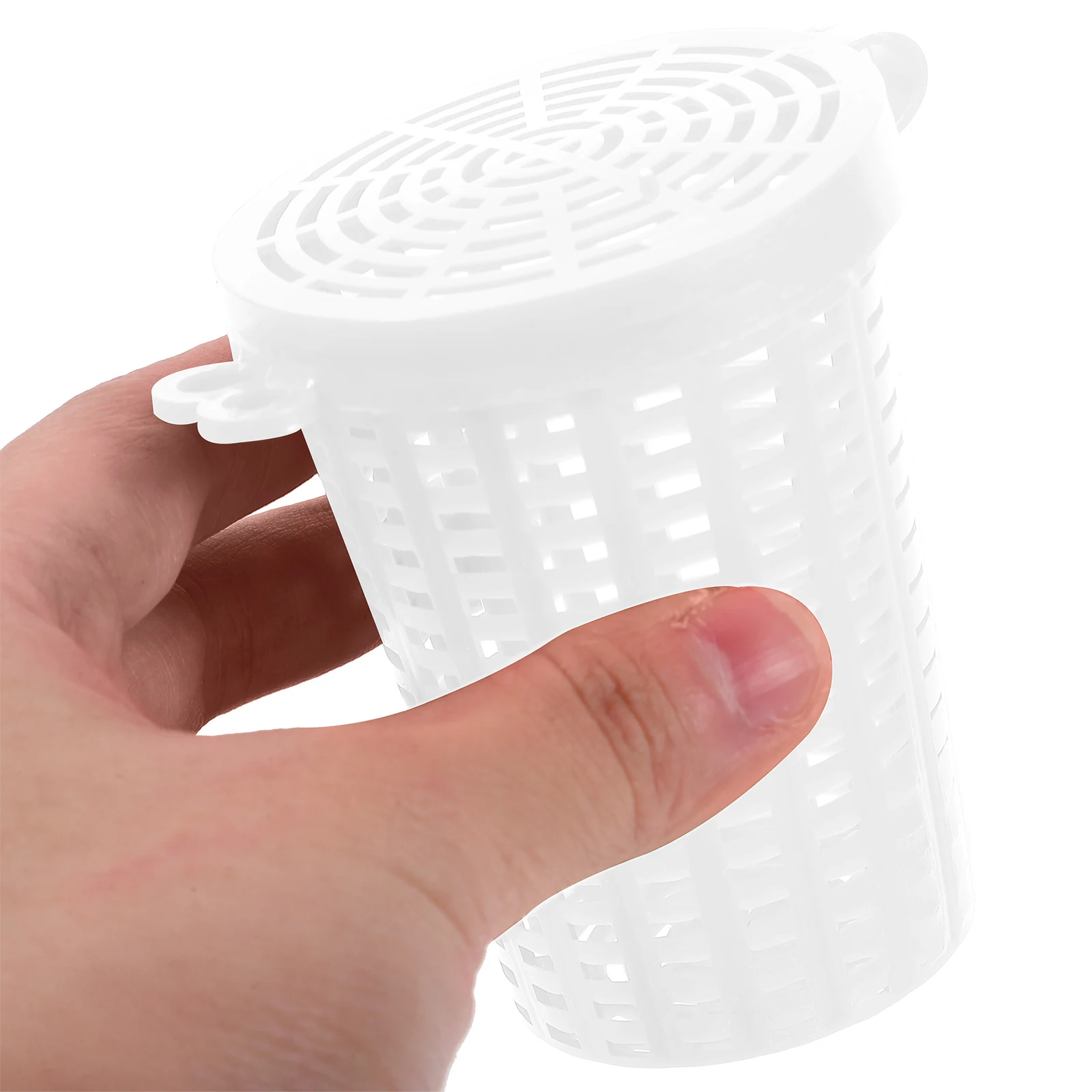 

10pcs Fishing Bait Cage Plastic Holder Feeder Thrower Device Carp Fishing Equipment Shrimp Trap Bait Cup Supplies