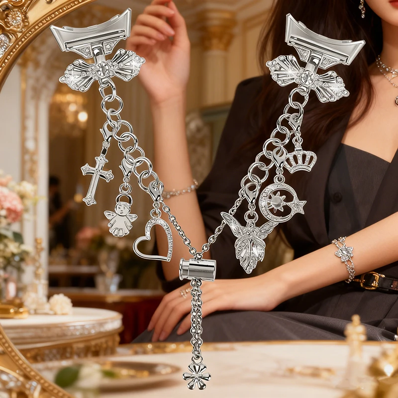 حزام من الفولاذ المقاوم للصدأ لساعة جوجل بيكسل 4 سوار أنيق للسيدات أشرطة معدنية ماسية لساعة بيكسل 1 2 3 4 أشرطة