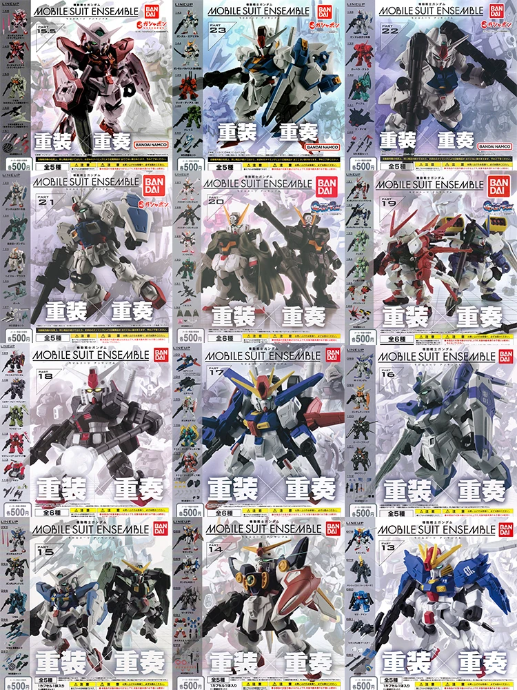 

Original Bandai Gundam MSE SET Gashapon Action Figure Kawaii Anime Figure Cute Assembly Model Capsule Toys Gift for Kids Boys