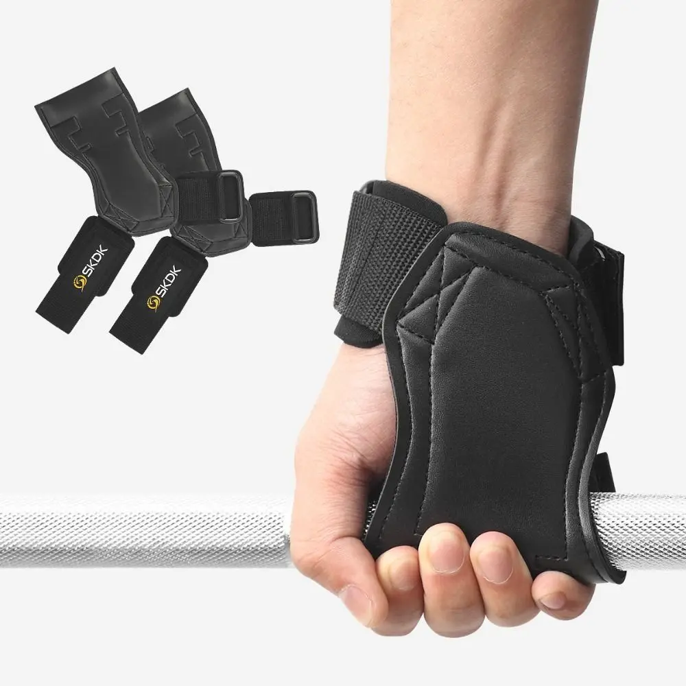 

1 Pair Thicken Fitness Power Straps Non-slip Wear-resistant Sports Wrist Pads Durable Adjustable Deadlift Power Straps