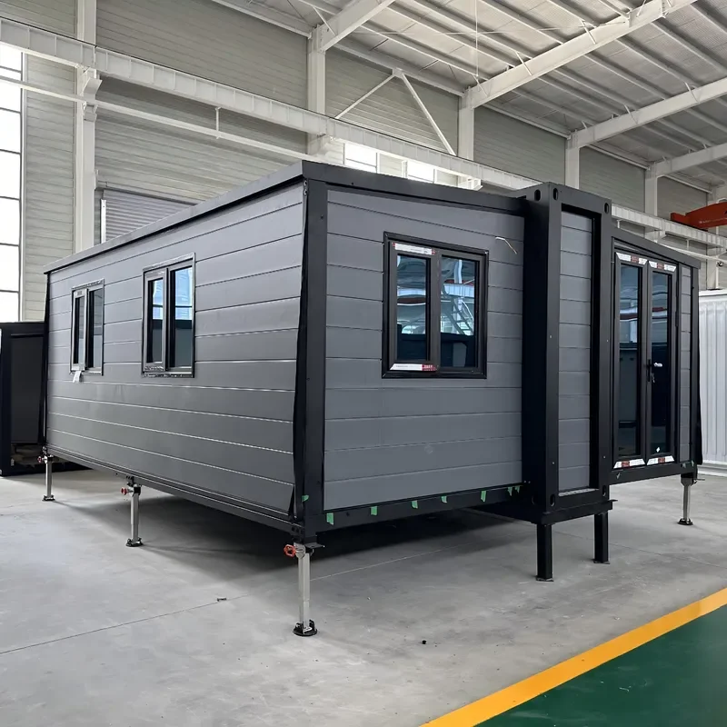 2026 China Suppliers Custom 700mm Expandable Foldable Container House Prefab Villa School Modern Design Waterproof