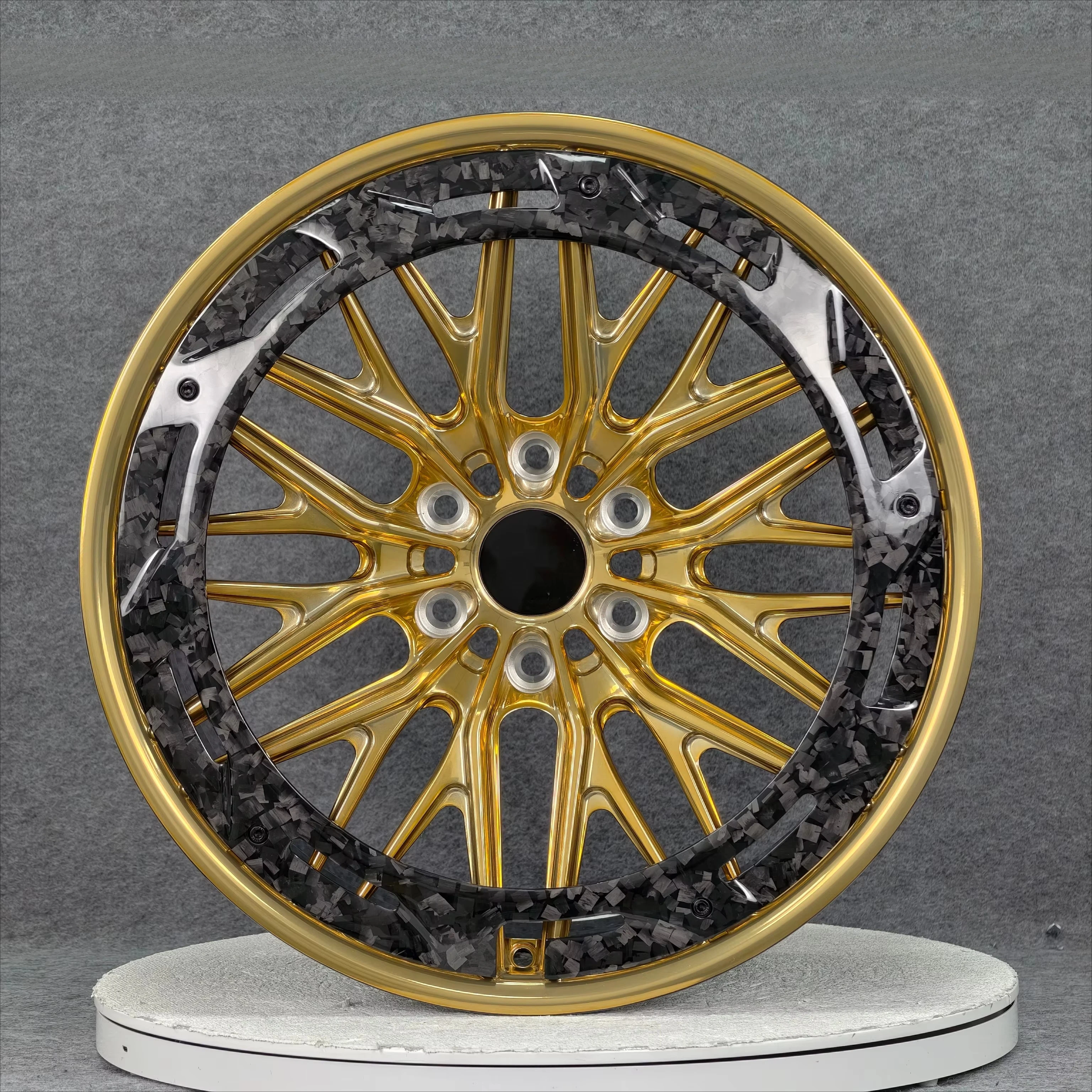 

New WOA Forged Alloy Carbon Fiber Deep Dish Car Wheels 5x114.3/5x130/5x120/5x127mm 18-22 Inch For Audi Gtr AUDI C8 Urus Nissan