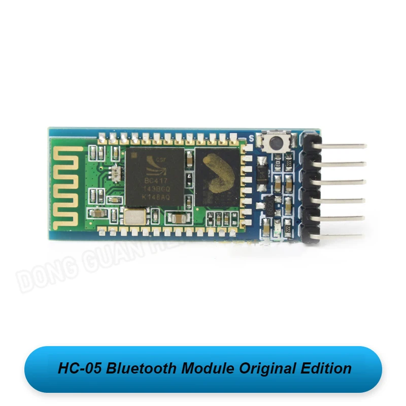 HC-05 Master-slave Bluetooth Serial Transmission Module With Backplane Electronic Spp Board VCC, GND, TXD,RXD,KEY Pins Interface