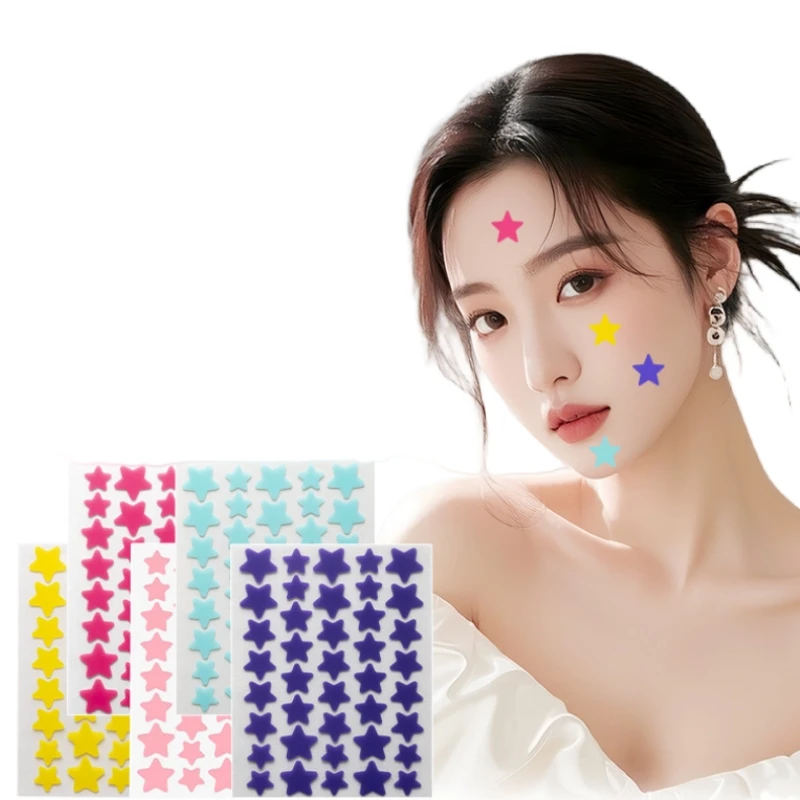 40 Patch/Pz Stelle Patch per l'acne Patch per brufoli idrocolloide Rimuove punti neri Brufoli Adesivi Rimozione dell'acne Toppe per brufoli stellari