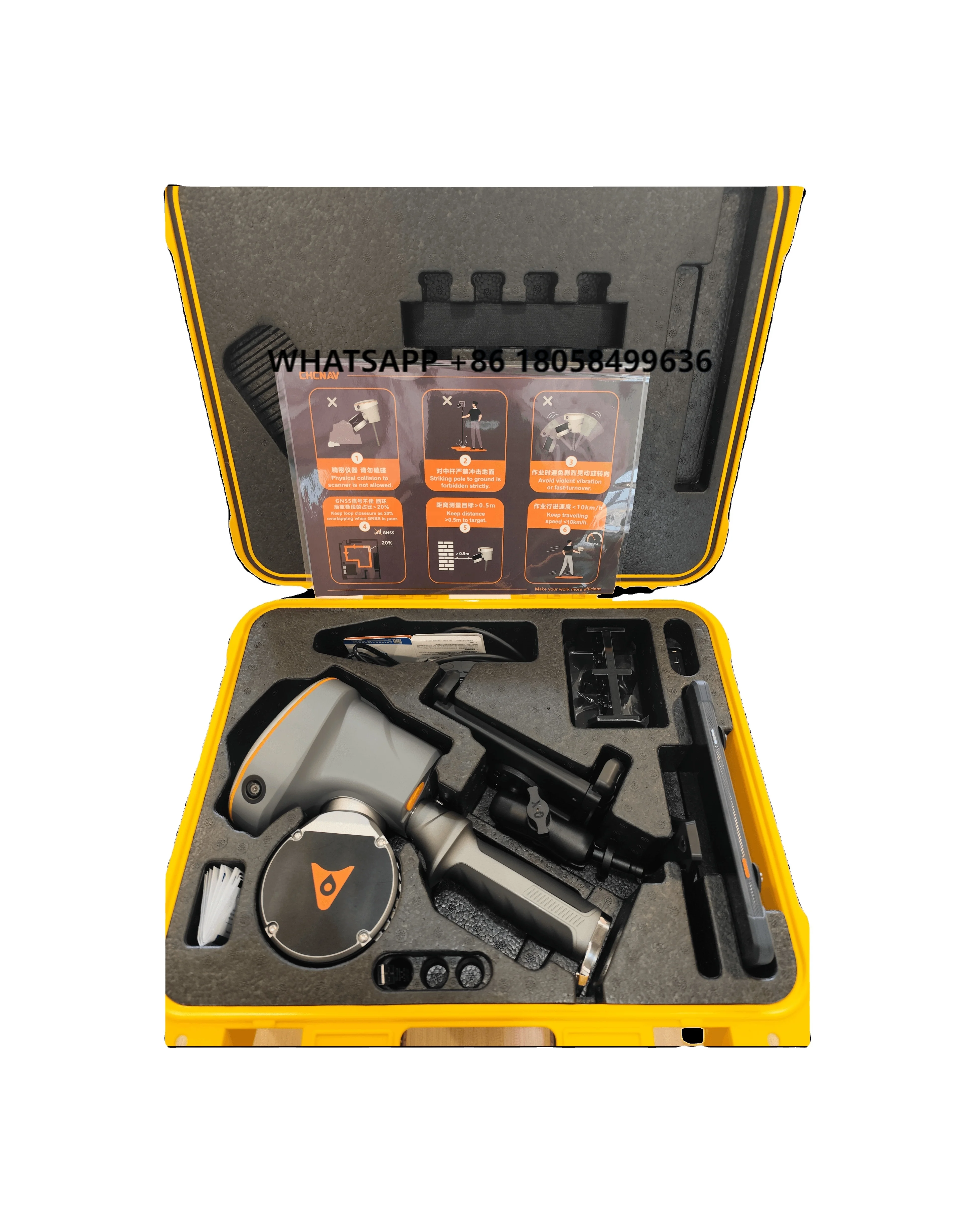 Newest High Accuracy Handheld Slam Lasr CHCNAV RS10 with GNSS RTK AR Visual Survey System and Long Range Scanning