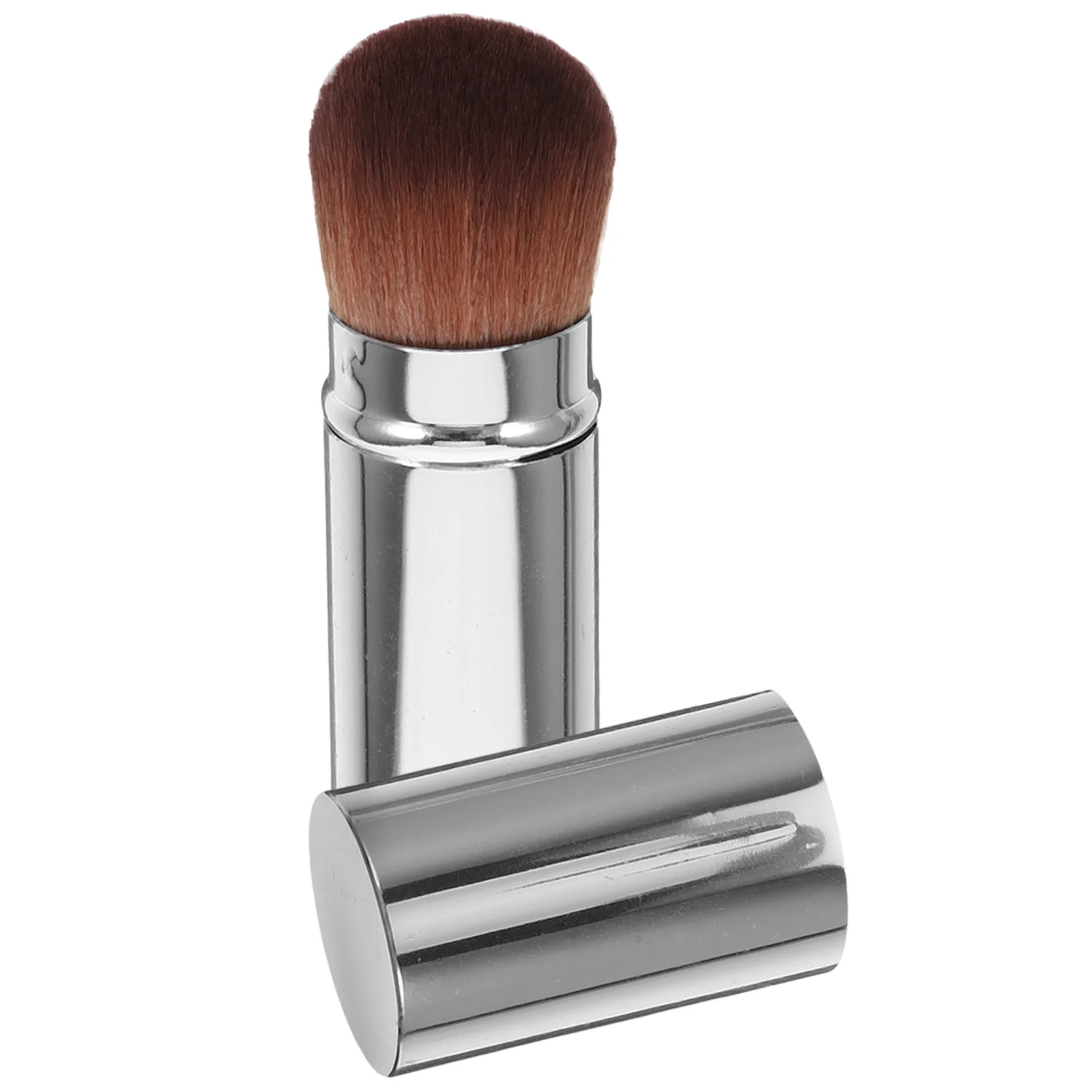 เครื่องมือแต่งหน้า Retractable Blush Brush แปรงมาสคาร่าขนาดเล็ก Travel Powder Foundation Applicator เครื่องมือ