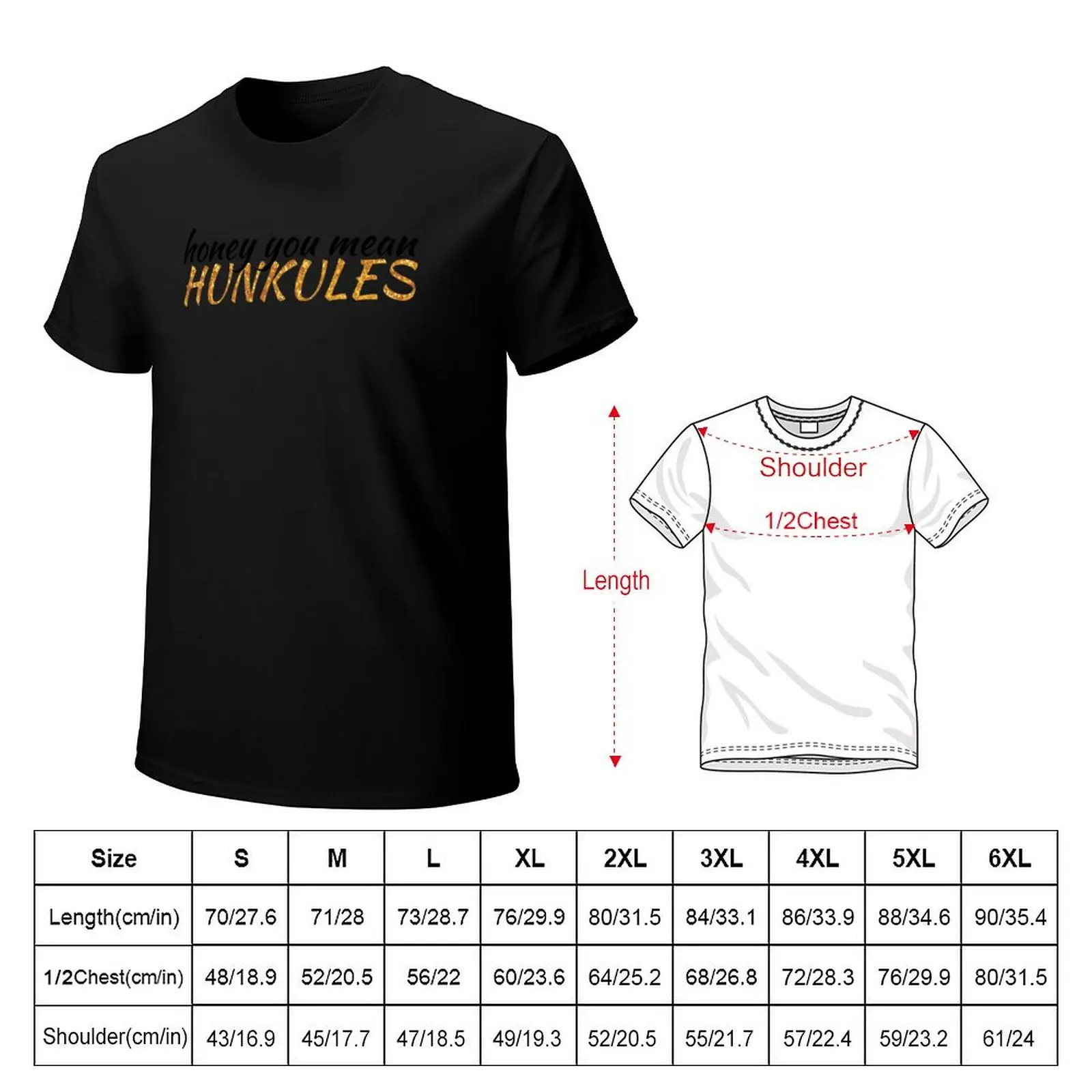 Hercules T-Shirt Casual Streetwear Short Sleeve Tee