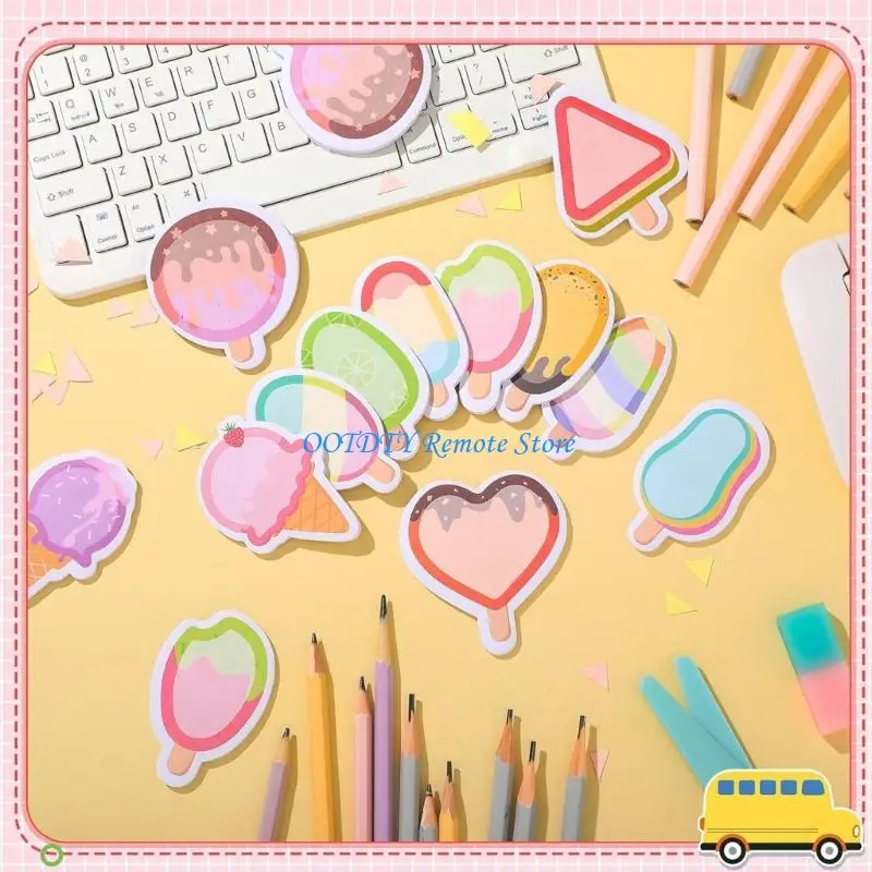 

360 Sheets Cartoon Notes Pad Adhesive Note Paper Small Memo Pad for Writing