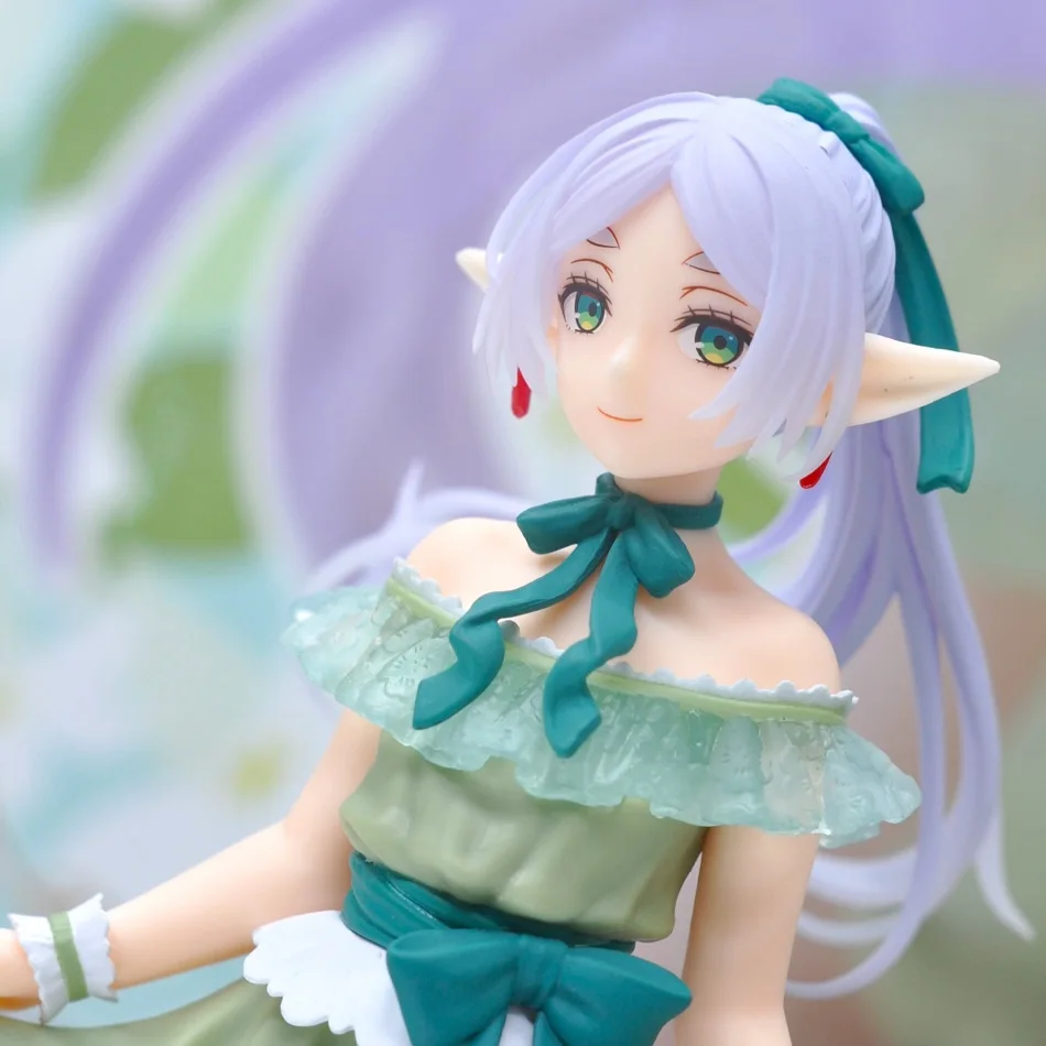 Frieren: Beyond Journey's End Figura Coreful de Frieren Versión Vestido Completo Figuras de Acción de Anime de PVC de 19 CM, Modelo Coleccionable
