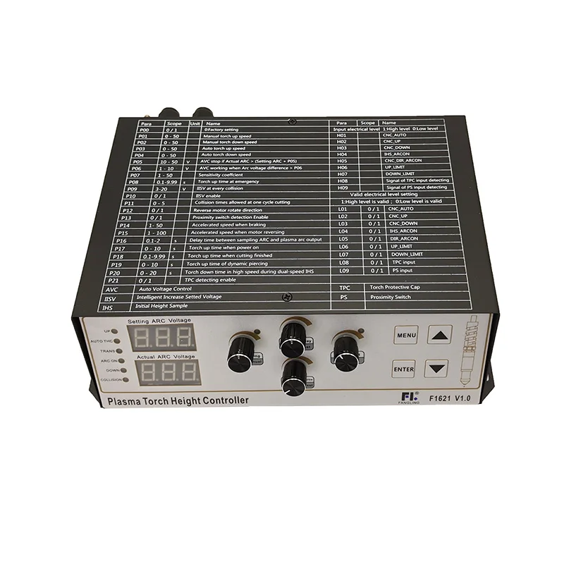 CNC Plasma arc voltage height controller F1621 F1620 Fangling THC cutting gun automatic height tracker