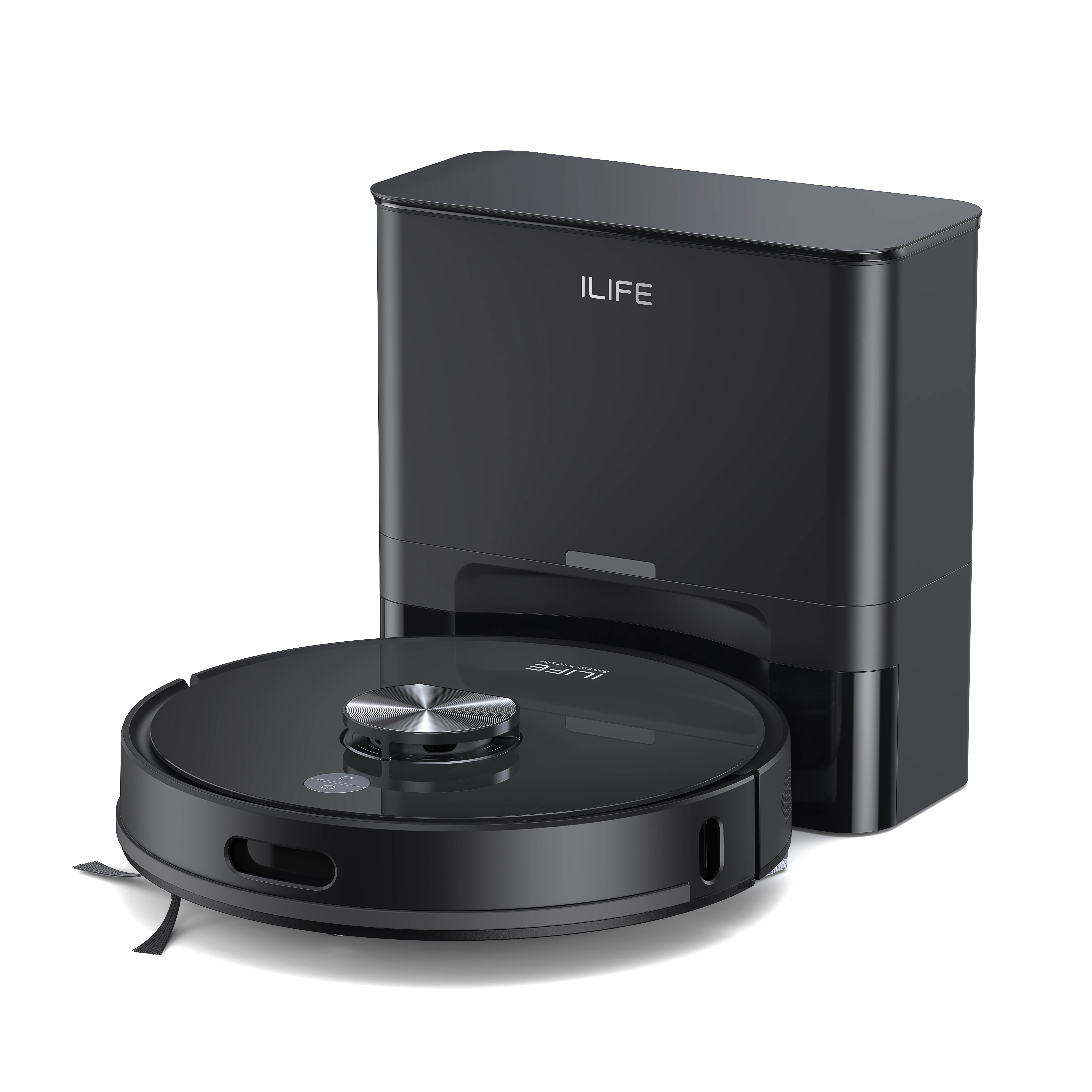 

ILIFE T20s Ultra Robot Vacuum Cleaner with Self-Emptying Station, 10000Pa Suction, 4600mAh Battery, 300 Min Max Runtime
