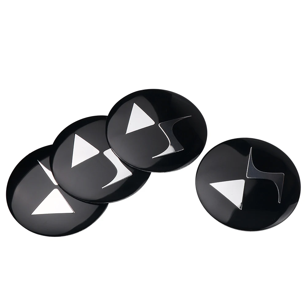 4 Pezzi 56MM Coprimozzo Adesivo Per Cerchi Auto Per Ds Spirit DS3 DS4 DS4S DS5 5LS DS6 Elysee Xsara DS2 Rubis DS7 DS9-image